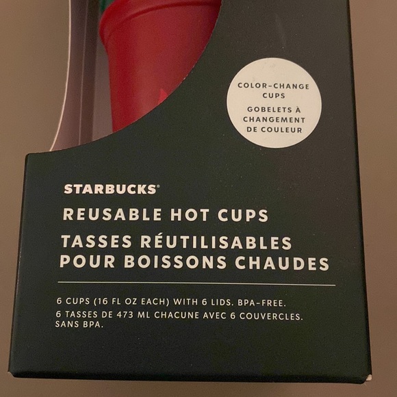 Starbucks | 2021 Holiday Release Color Changing Reusable Hot Cups - Picture 2 of 6